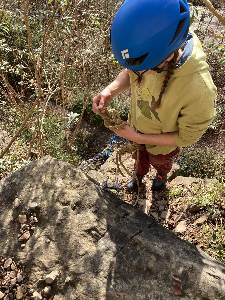 Jasonbailey1's tweet image. Good to be #instructing #climbing on a #learntolead #climbingcourse getting to grips with rethreading the lower-off.