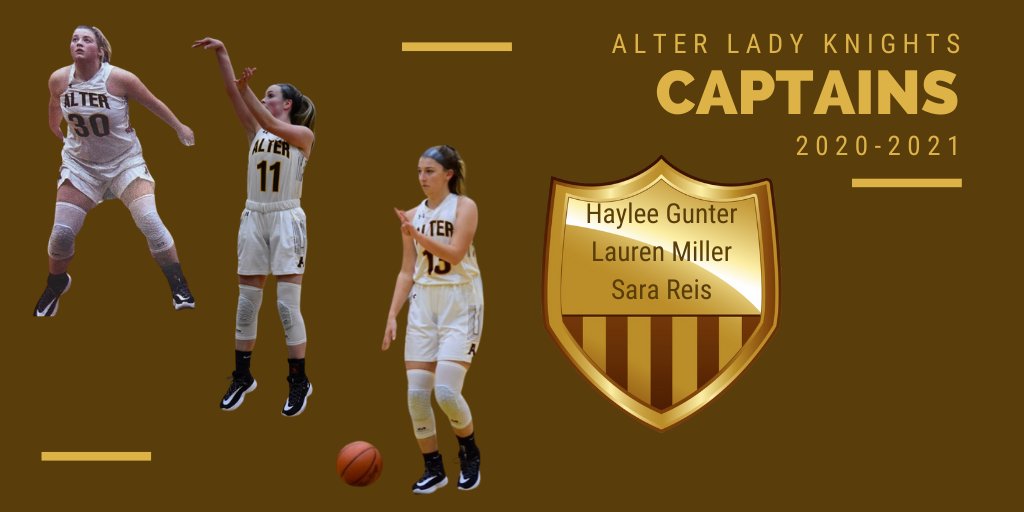AlterGirlsBball's tweet photo. πCongrats to our 2020-2021 team captains @millerla20 @sara_reis11 and @haylee26803888. It's time to lead ladies! #GoALK https://t.co/5CfL2OaI50