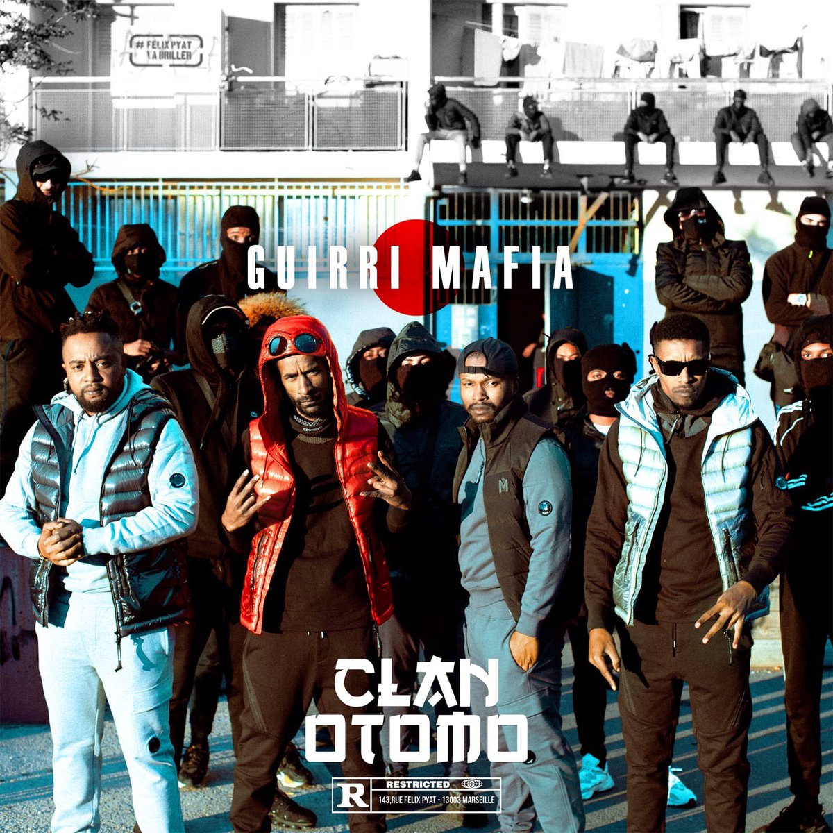 Guirrimafia143's tweet photo. LA TEAM CETTE SEMAINE ON SORT NOTRE 1ER ALBUM « CLAN ÖTOMO » SERA DISPONIBLE LE 27 NOVEMBRE 🔥 ON COMPTE SUR VOUS POUR LES PRECO !!!!! 
ON CASSE TOUT ! LIEN PRÉCOMMANDE : https://t.co/Z5TAgfIC9m

#guirrimafia #clanotomo #27novembre https://t.co/XISJuf103R