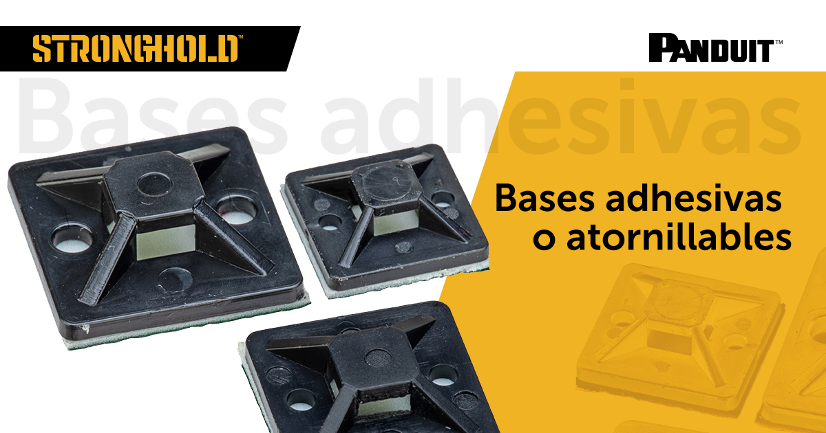 PanduitLATAM's tweet photo. 🚧 Conoce la nueva línea de bases adhesivas para #Cintillos #Stronghold, diseñadas para aumentar la rapidez de instalación, contamos con variedad de tamaños y estilos. Tienen certificación UL y un costo ideal. 👇Ver Boletín https://t.co/dKmZZ5iXUE 
#Contratista #MyPanduitSolution https://t.co/RTzZlqfJxZ