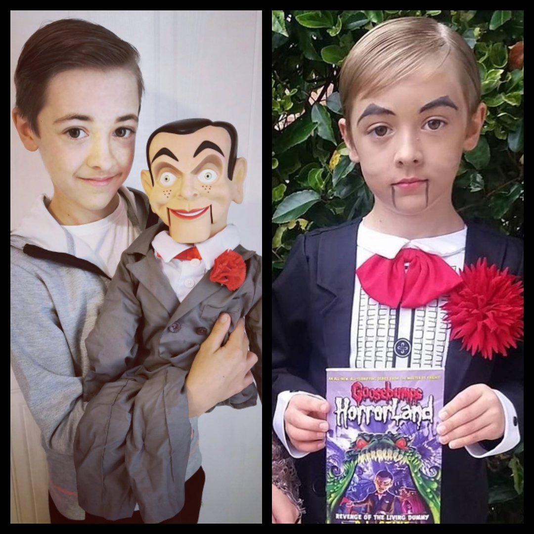 barbiehall71's tweet photo. @RL_Stine @jackblack one very happy Goosebumps Fan today as his Slappy has arrived safely from the USA #Goosebumps #goosebumpsmovie #williamhall #slappy https://t.co/UCdSpLQHZO