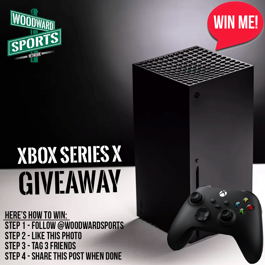 woodwardsports's tweet photo. 🔥 WIN A FREE XBOX 🔥 
We are giving away a free Xbox Series X to a lucky winner!!! 

Here's how to win: 
Step 1: Follow @WoodwardSports  
Step 2: Like this tweet
Step 3: Tag 3 friends

Don't forget to RT this post when done. Good luck! https://t.co/mK7Wd8oAfF