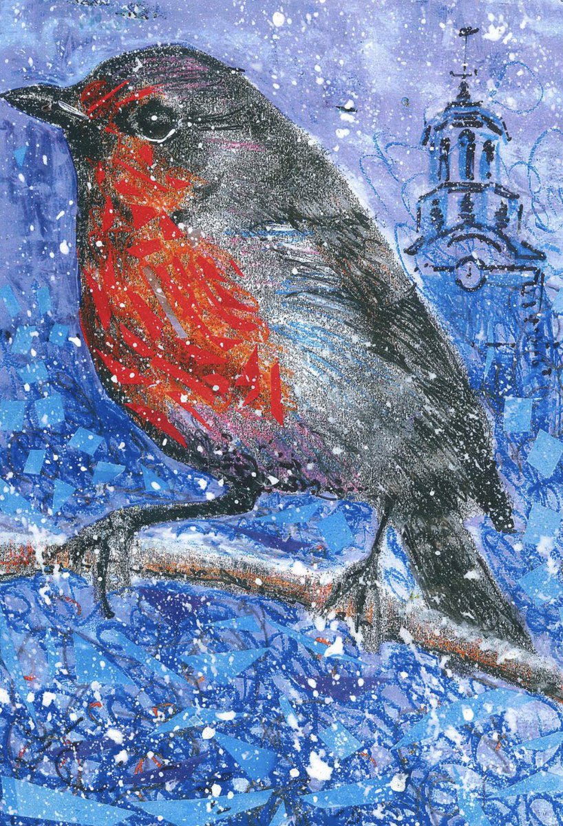 OSH_SCH's tweet photo. Mystery artist here 🧑🏻🎨👨🏾🎨 #LockdownLeague @osh_parents presenting a festive scene before Founder’s Tower @OSH_OFA #ThomasFoley @EnglishHeritage @susie_hodge @RSPBEngland for the PA Christmas Card #competition2020 #Christmas2020 https://t.co/2xrd3bDMH5