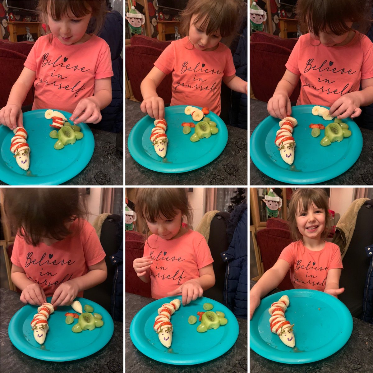 LaynaDuke's tweet photo. Ruby’s fruit animals 🐢🐛🐙 @cashprimary @HT_Helen_Nelson https://t.co/giY6Y9zCgm