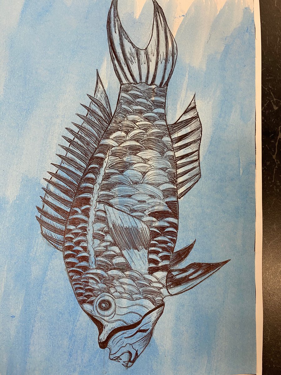 More fabulous fish from Year 9 <a href="/PlantbrkSchool/">Plantsbrook School</a> 👏🏻