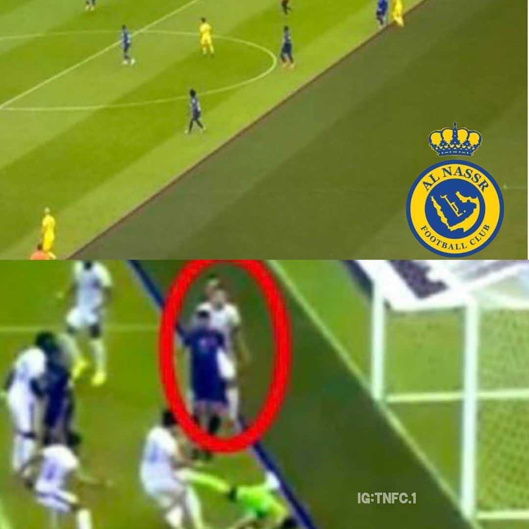 Moayed93301447's tweet photo. لا جديد ومبروك للحكم وهاردلك ياعالمينن💛💙 #الهلال_النصر https://t.co/wR52TT3Pis