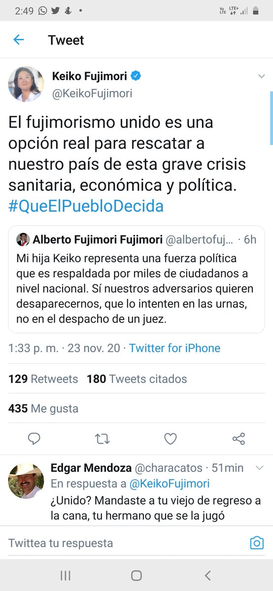krugger65's tweet photo. #ElFujimorismo Unido es una Opción real para #tirarse toda la plata publica...
Las cosas como son. https://t.co/FDld44SfVr