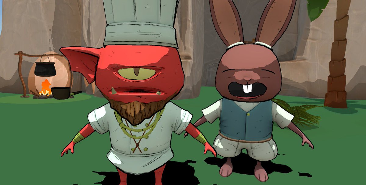 CiroContns's tweet image. For a very light-hearted &quot;task&quot; on #UnityOpenProjects: we&apos;re brainstorming names for different characters in the game - especially for these two.

forum.unity.com/threads/naming… (story linked inside)