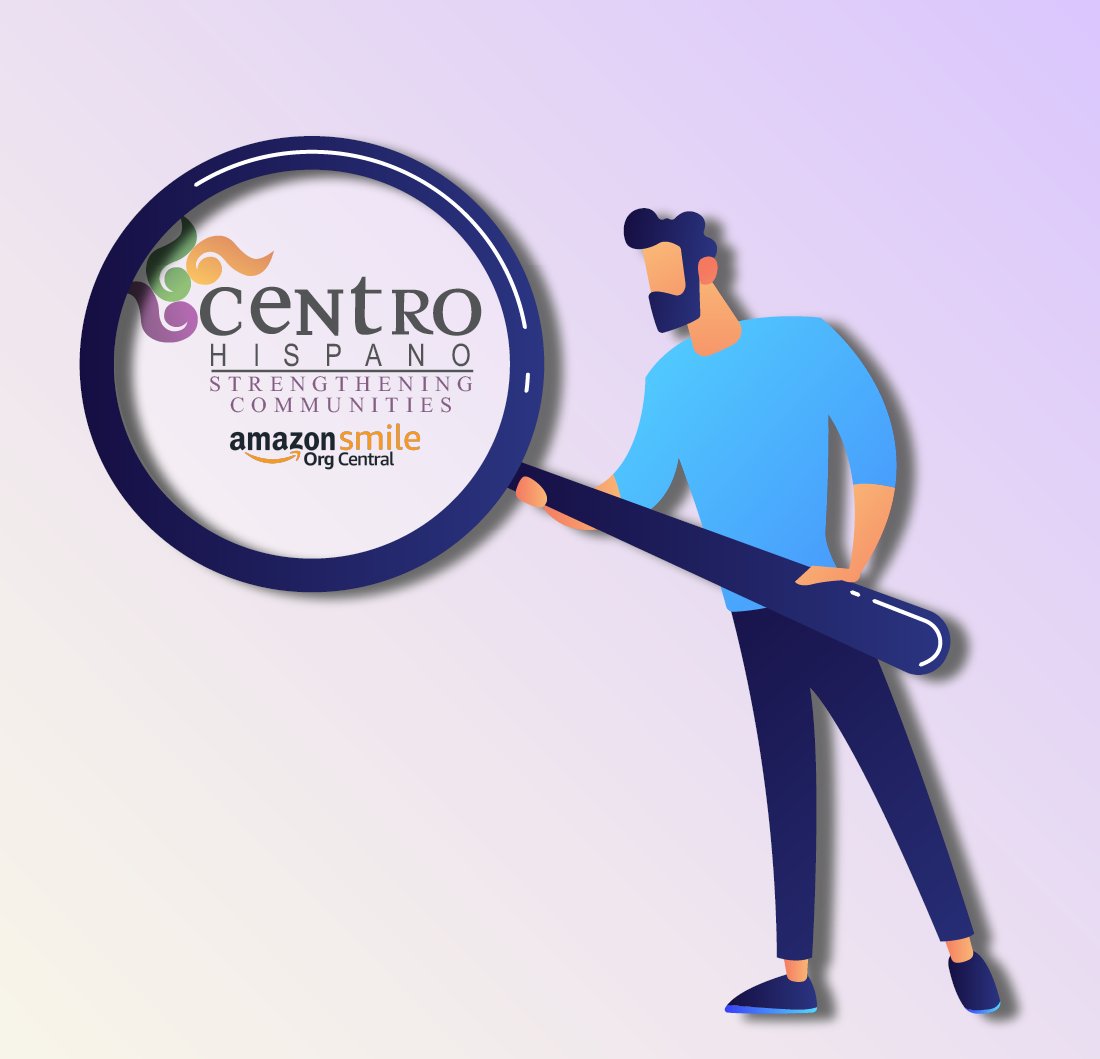 CentroHispanoUC's tweet photo. Are you about to start your Christmas shopping? Make sure to use Amazon Smile. When you shop at https://t.co/unNVIfiw6n, a portion of your purchase is donated directly to a charity of your choice. 😄This holiday season! You can find us by searching for "Centro Hispano" 😍 #Donate https://t.co/mY5SV8jKl0