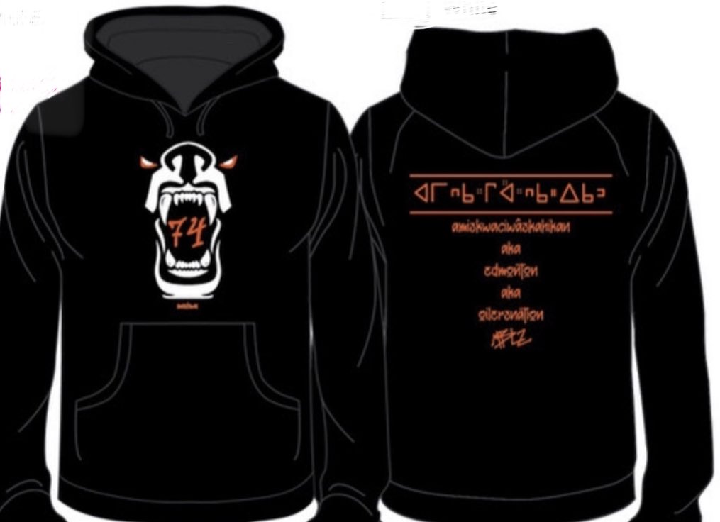 dfoedmonton's tweet photo. 🚨 MASKWA HOODIE ALERT 🚨
New Oilersnation x M.O.B.L.I.Z.E hoodie drops at 2pm today!
10% of sales will be donated directly to the Alberta Indigenous Games.
#nationgear #mobilize #oilersnation #maskwa #hoodie https://t.co/uKZqR1fyAL