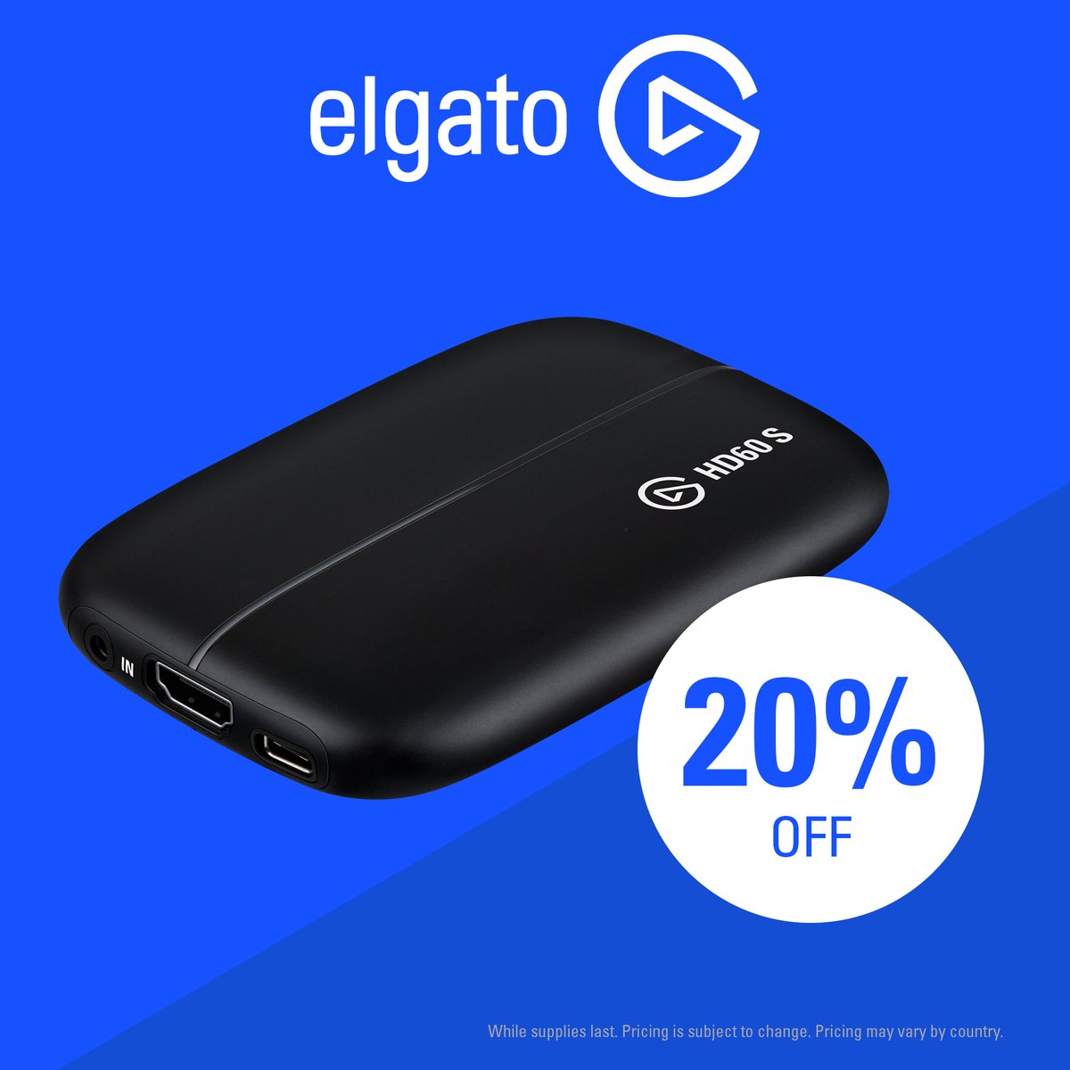 Elgato On Twitter We Re Kicking Off Black Friday Early With A Sale On Hd60 S 1080p60 Quality Capture Ps5 Xbox Series X S Switch And More Ultra Low Latency