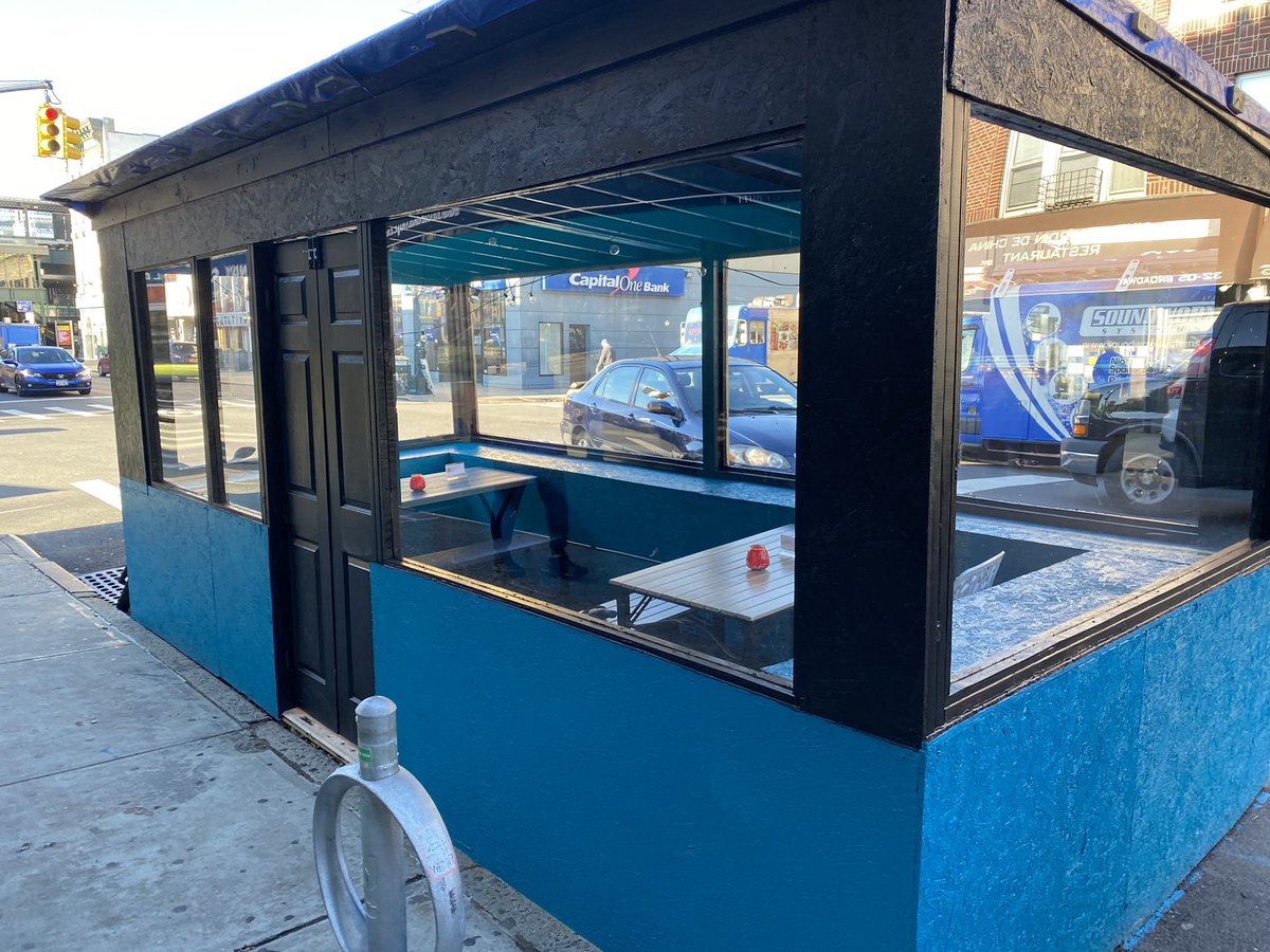 Is it just me that thinks that having fully enclosed outdoor spaces for restaurants kinda defeats the purpose...???? #COVID19 <a href="/NYGovCuomo/">Archive: Governor Andrew Cuomo</a>