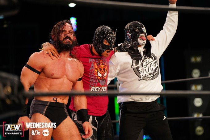 El triángulo reunido en este AEW Dynamite.