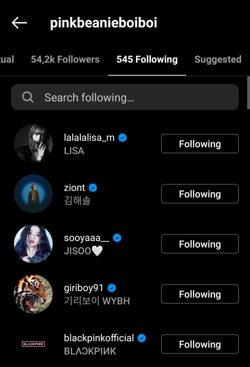 korean rapper mommyson is following lisa on instagram. he also asked for lisa& #39;s solo rap album to be released. he was a contestant of smtm777