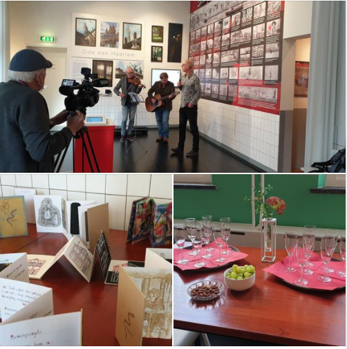 VerweyMuseum's tweet photo. We zijn hier in afwachting van de burgemeester die hier zeker 775 kunstboekjes aan onze collectie komt toevoegen. Alles voor de verjaardag van de stad! https://t.co/vnYrpypy9o