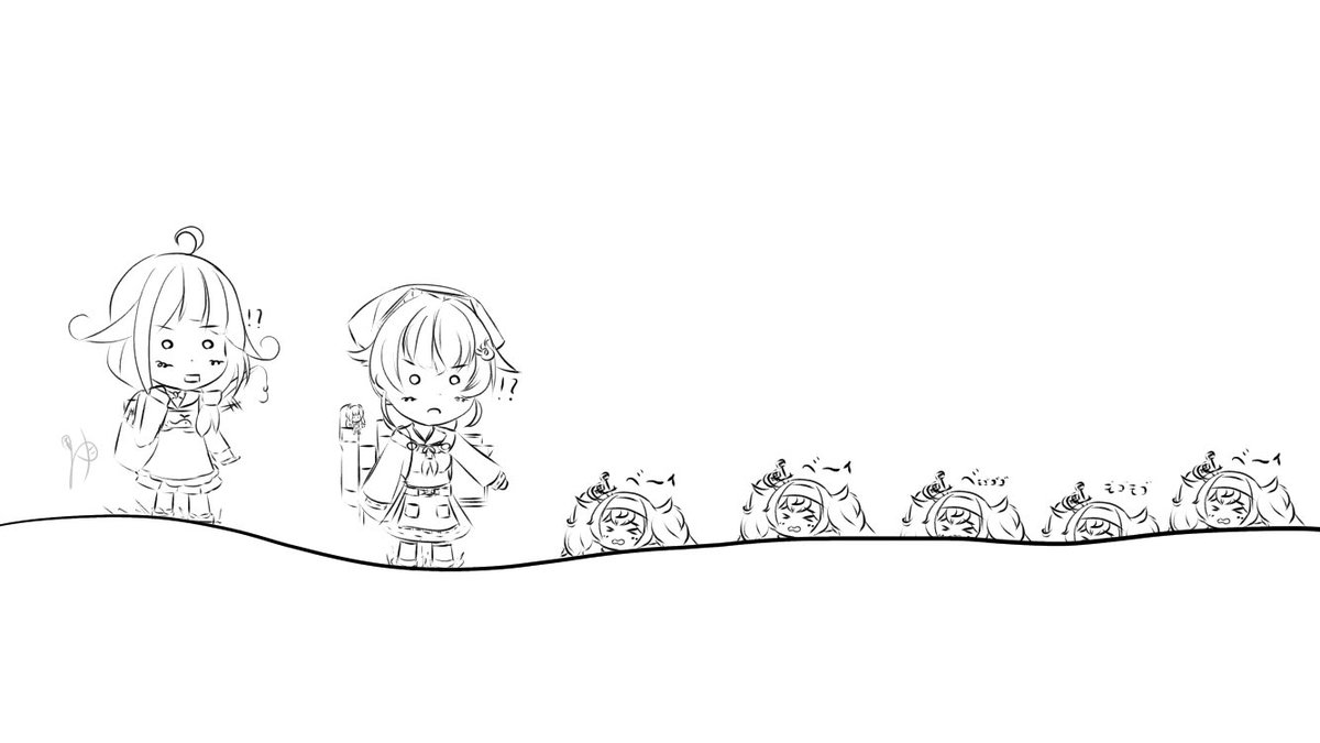 @water_kankore もしかして、海で遭遇するたくさんのベイちゃんって... 