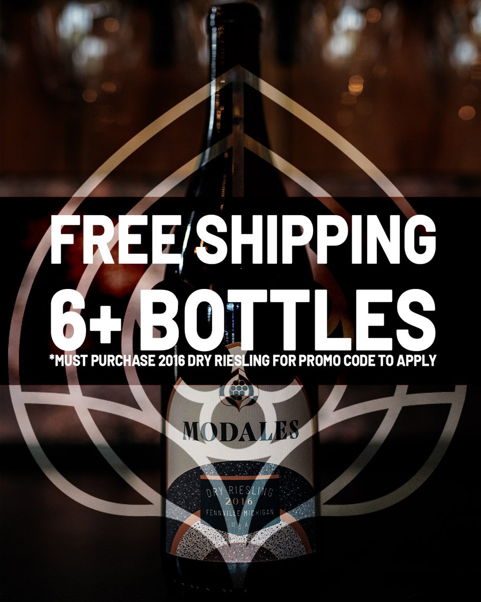 ModalesWines's tweet photo. We are now shipping to the great state of Illinois🥳 For a limited time we are offering free shipping to MI &amp; IL when you purchase 6+ bottles, one of them having to be '16 Dry Riesling in order for the promo code to work.

Order at https://t.co/KjQqhO7h8S #buylocal #modaleswines https://t.co/MKFoEUTvEQ