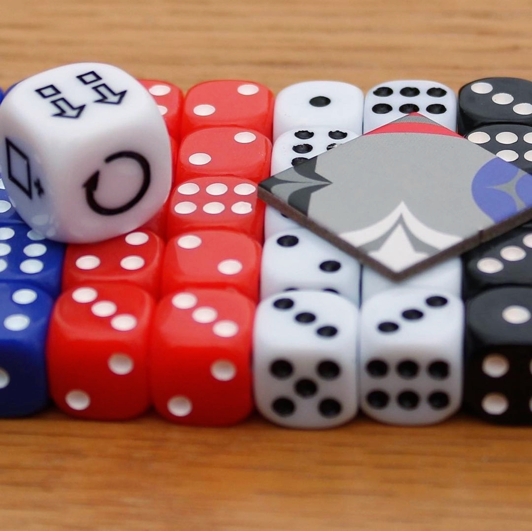 BoardGameBucket's tweet photo. The dice of DiTiC! A game by @danbrowninggames
DiTiC plays a bit like chess for 2-4 players. 

https://t.co/RPoXKBXqE8
https://t.co/574lWGMcDL

#ditic #danbrowninggames #dice https://t.co/U69Ui8Qed7