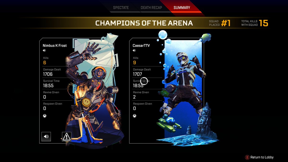 CaesarFilms's tweet image. My Boy is Home #ApexLegends #XboxShare