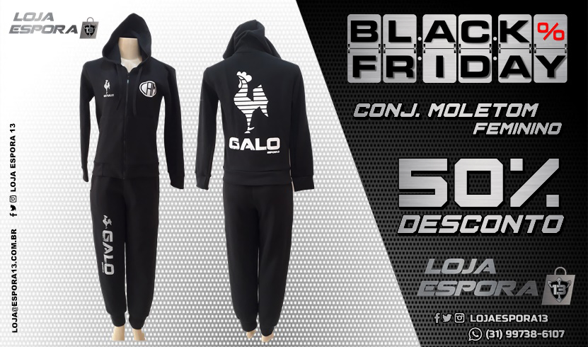 LojaEspora13's tweet photo. BLACK FRIDAY na @LojaEspora13
SUPER PROMOÇÃO com DESCONTOS imperdíveis

- Conjunto Moletom Feminino
- Escudo Retrô Bordado
- Capuz
- Vários Tamanhos

ÚLTIMAS PEÇAS!

PEDIDOS de Seg a Sex de 13h às 18h
Whatsapp: 📞 (31) 99738-6107
Siga nossas Redes Sociais
@lojaespora13 https://t.co/RkZc712mUC