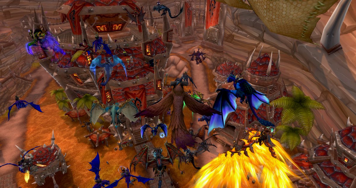 Mary_Sanchez's tweet photo. Waiting in Orgrimmar for #Shadowlands to go live https://t.co/gXWcyfSli1