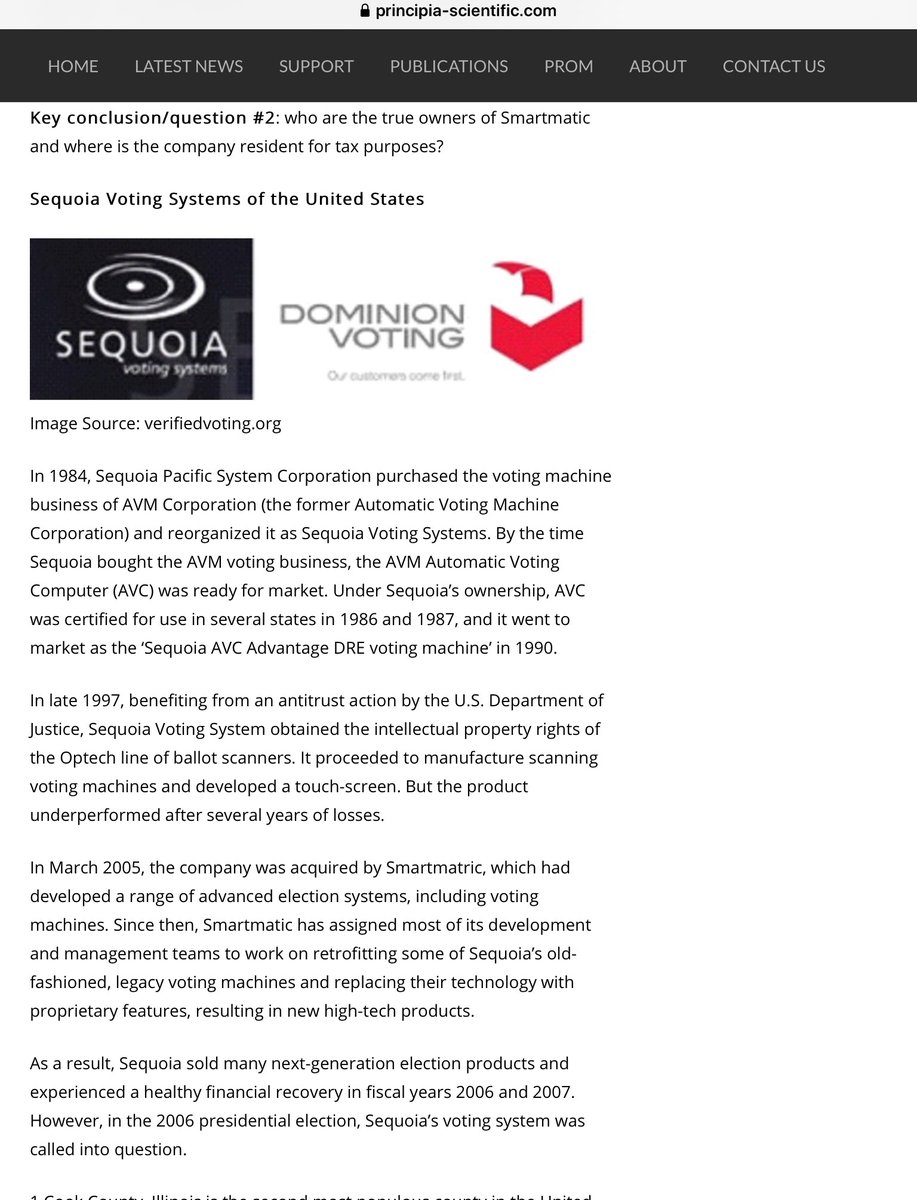  #Dominion  #Smartmatic  #Sequoia