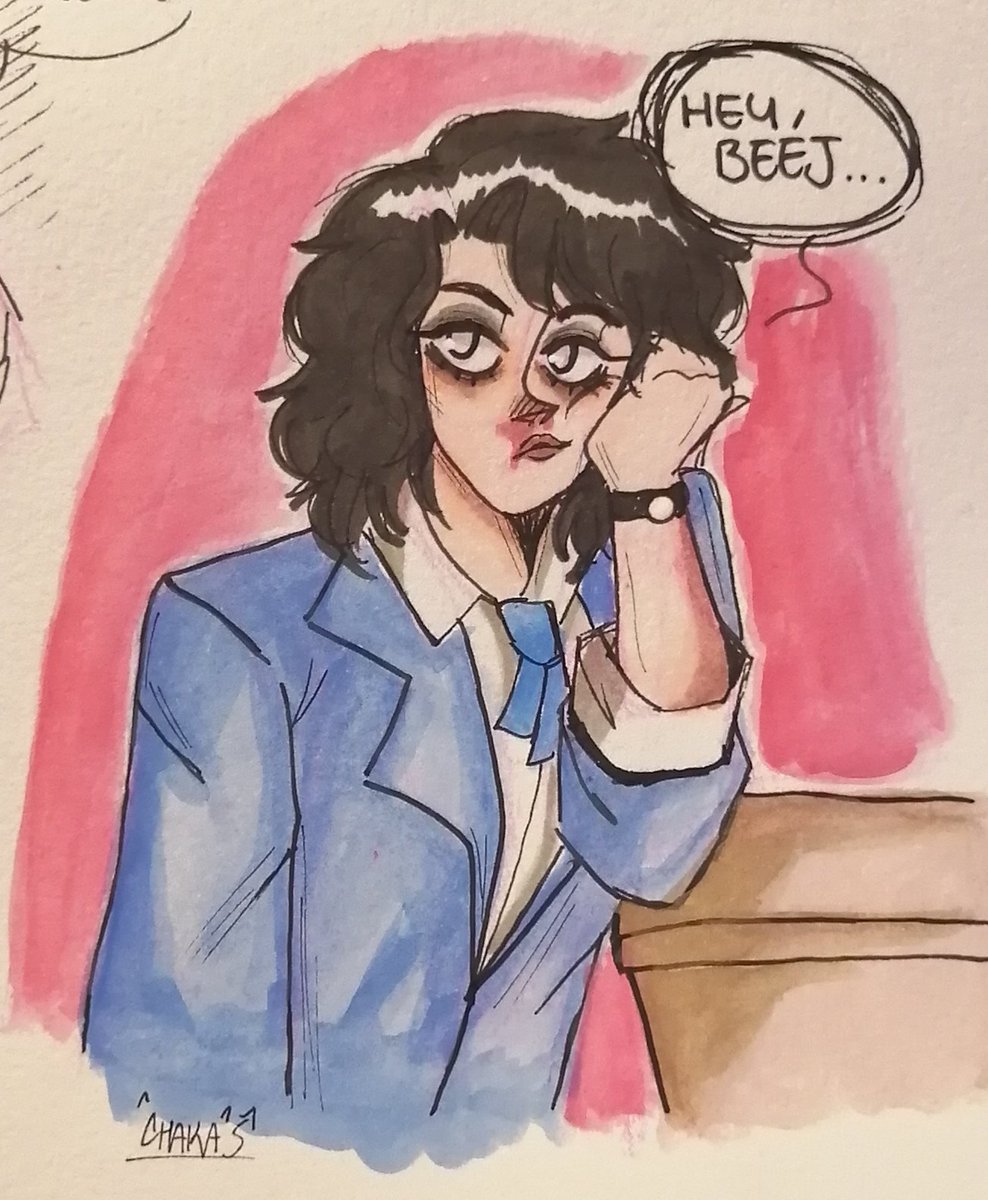 redrummydoll's tweet photo. Lyd: "It's been a long time, huh?"
#Beetlejuice #Beetlejuicefanart #LydiaDeetz #Beetlebabes https://t.co/AjA8m0wdmO