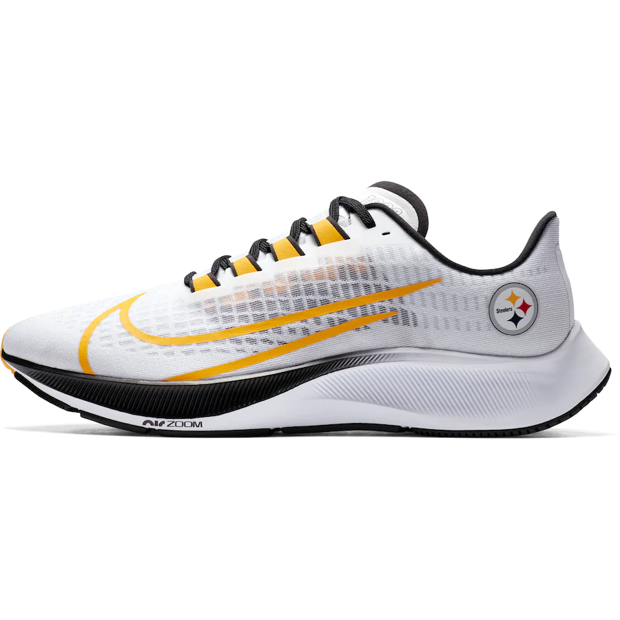 Steelers Depot 7⃣ on X: 'HURRY: 30 percent off Unisex Pittsburgh Steelers  Nike White Zoom Pegasus 37 Running Shoe now with code: SITEWIDE here below  at NFL SHOP #Steelers LINK:    /