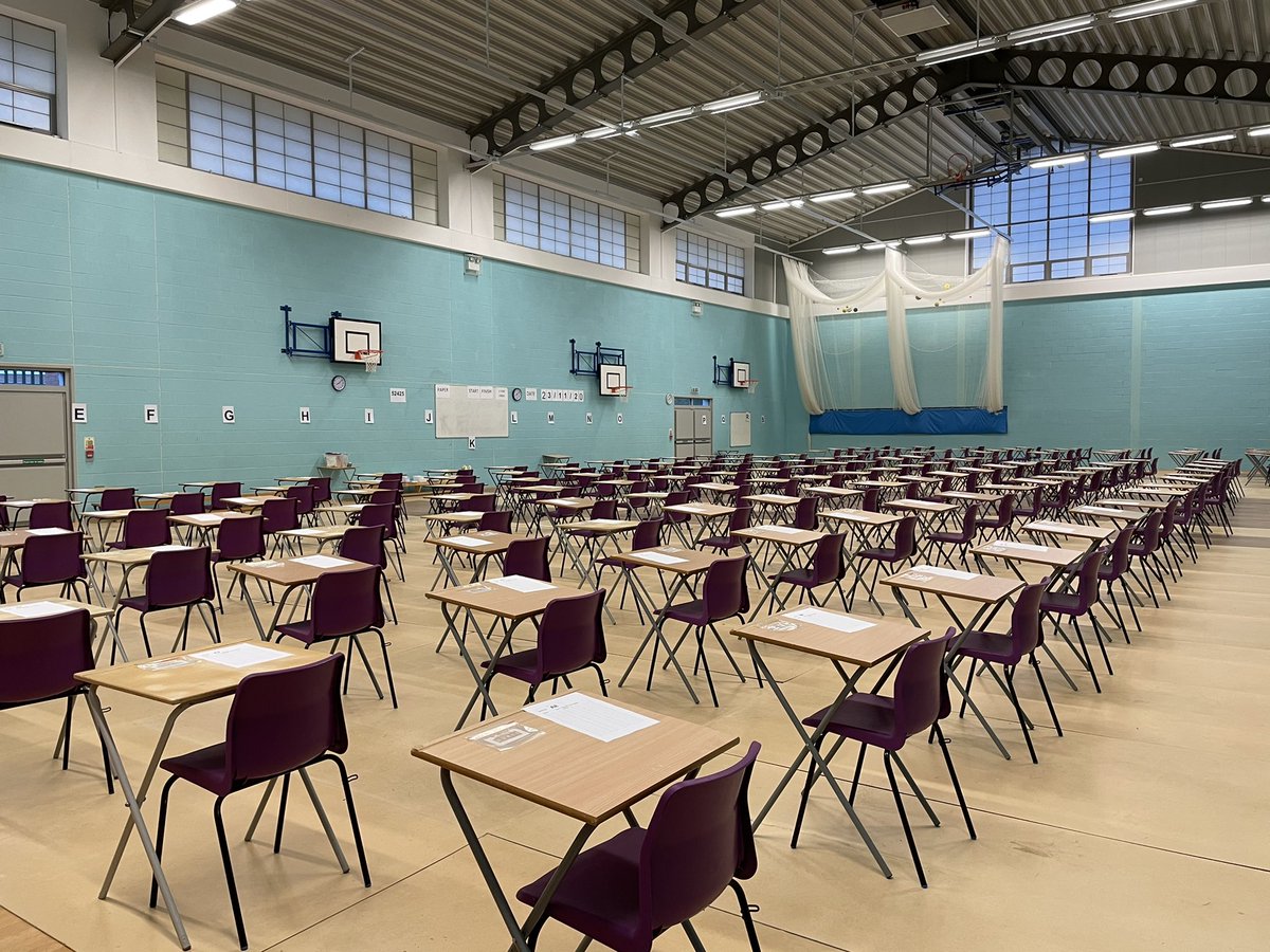 jtowePE's tweet image. To add to the logistical conundrum of curriculum planning with Covid....bye bye beautiful sports hall! Sun dance anyone? #PEproblems #winterteaching #creativeplanningrequired