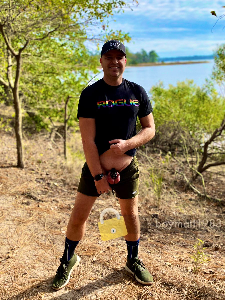 boymatt1983's tweet photo. Leftovers from yesterdayβs hike. #feltcute #exposed #teamlocked #malechastity #plugged #pluggedhole https://t.co/emR0j6f2Gx