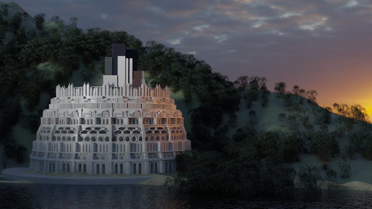 SamoylovToday's tweet photo. The Tower of Babel
Added sands, textures
Part11
#3D #3dart #blender #architect #babel #thetowerofbabel #tower #lowpoly #EquitableBuilding #SeagramBuilding #WainwrightBuilding https://t.co/BYIjwHJRZg