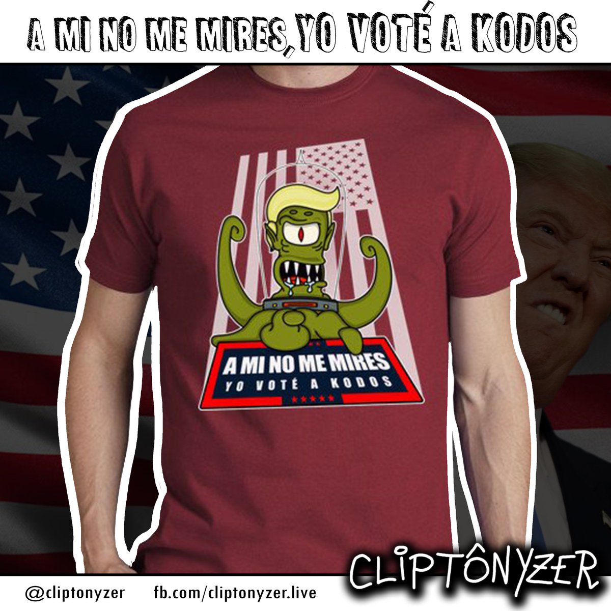 Cliptonyzer's tweet photo. ⭐🌎𝗠𝗔𝗞𝗘 𝗘𝗔𝗥𝗧𝗛 𝗚𝗥𝗘𝗔𝗧 𝗔𝗚𝗔𝗜𝗡🌍⭐
A mi no me mires, yo voté a Kodos🛸👽
-30% en todo con 3 artículos
Code: 𝗕𝗟𝗔𝗖𝗞 ▶https://t.co/qcaF0tPyv9 ◀
#BlackFriday #Regalo #Camisetas #Friki #Trump #Biden #USElection https://t.co/r1k32yelSe