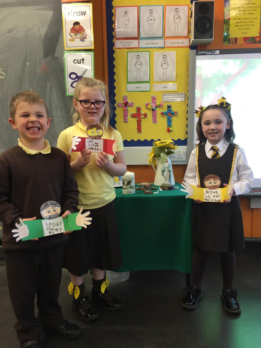 StFrancis_PS's tweet photo. P1 have been learning that Jesus loves us very much and wants us to help and love others. 🤎💛 #CEW2020WayTruthLife @SCESDirector https://t.co/rCqc7KmYGh