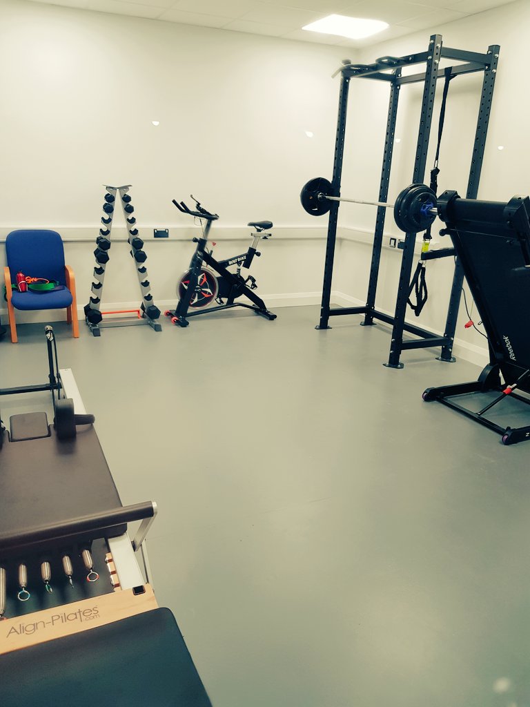 duhallowphysio's tweet photo. Our rehab gym is now taking shape nicely with the arrival of the full half rack, dumbbells and bike from @fitnessequipire. Supervised rehabilitation from all sports injuries and post operative care under the guidance of experienced Chartered Physiotherapists #physio https://t.co/W0hBNoq0UM