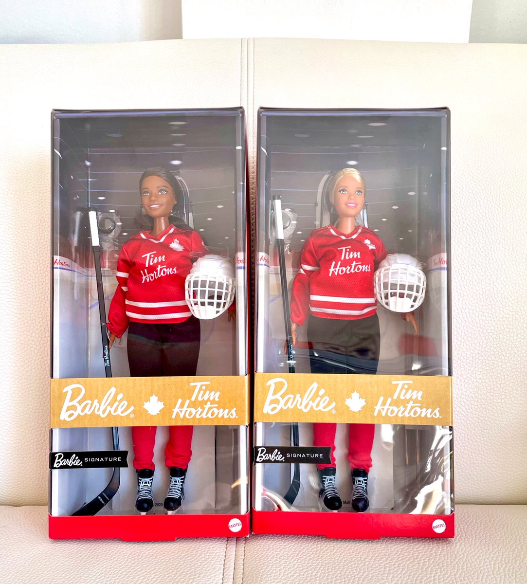 I wish these awesome <a href="/Barbie/">Barbie</a> hockey players were around when I was a young girl. Representation matters! Hoping a lot of future stars are unwrapping these this holiday season! 🎁🏒