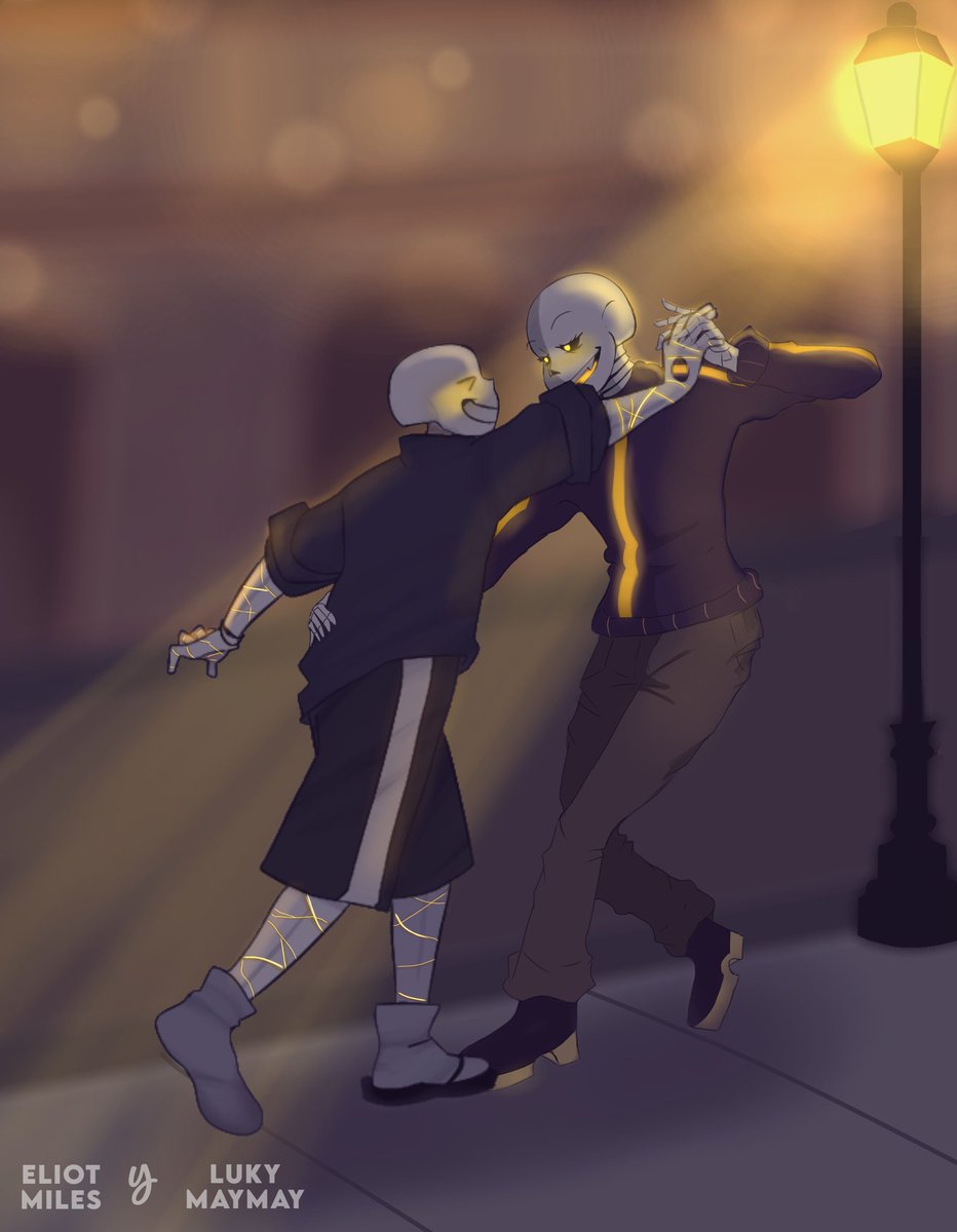 loonD_Moonkey's tweet photo. A collab with my bro 💛✨💛✨💛
Frag and Save BFF xD 

 Save!Sans By: @Kankopai 

#undertale #Undertale好きと繋がりたい #undertaleAU #SansOC #OC #arte #Sansに憧れて審判やってみたい https://t.co/LiSSVYZ5OL