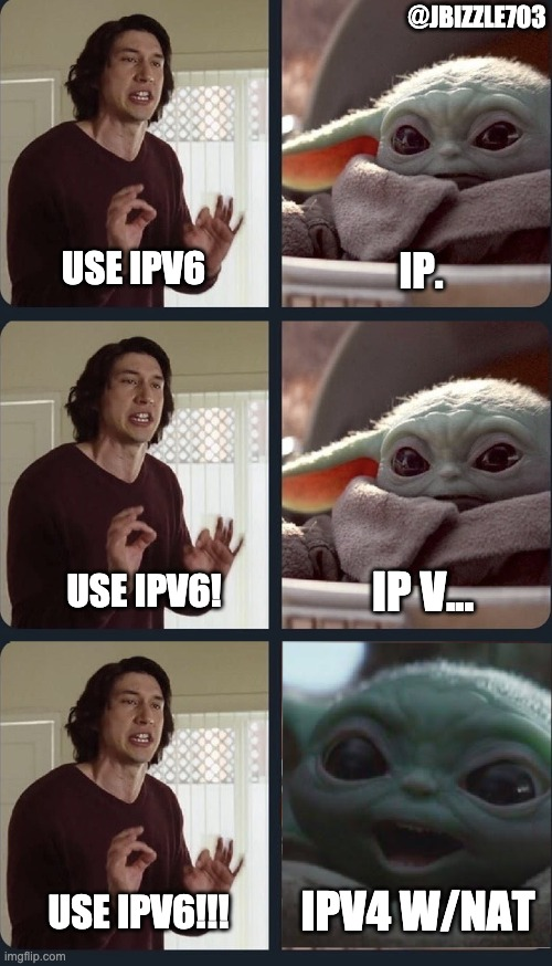 Kylo Ren vs Baby Yoda (Network Engineer Edition)