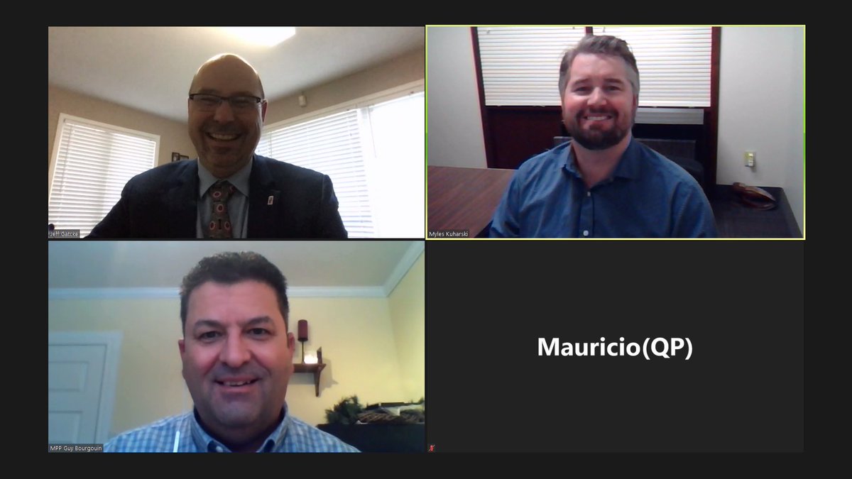 insurancebrkr's tweet image. Thanks ⁦@BourgouinGuy⁩ for the Virtual Queen’s Park meeting with Myles Kuharski and myself this afternoon. We all have a part in helping protect Ontario consumers. #OntarioBrokers #ForConsumers