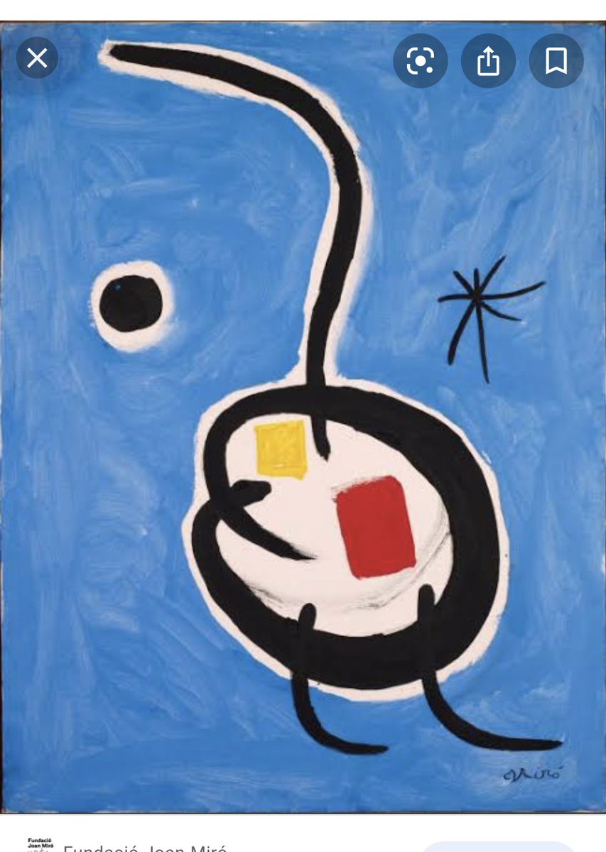 YolandaPica's tweet photo. Joan Miró sufrió estrés postraumático, aquí la historia #ComandoPsycho #JoanMiro #YolandaPica https://t.co/m8fHyIeo9O https://t.co/G0T3zRvp2k