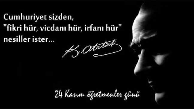 🇹🇷Dünyanın en kutsal vazifesini kendisine yaşam tarzı benimsemiş, gözü pek, yüreği güzel öğretmenlerimizin öğretmenler gününü canı gönülden kutlarım.❤🙏