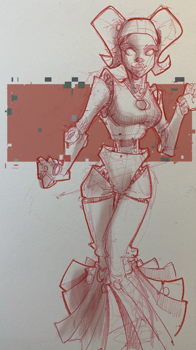 Doodlebags's tweet photo. Another #robot #dancer #sketch with some #digital details
.
.
.
.
.
#art #illustration #doodlebags #doodle #draw #drawing #nashville #nashvilleartist #nashvilleart  #scifi #robotgirl #robotdancer #robots https://t.co/ygx9MAeWaj
