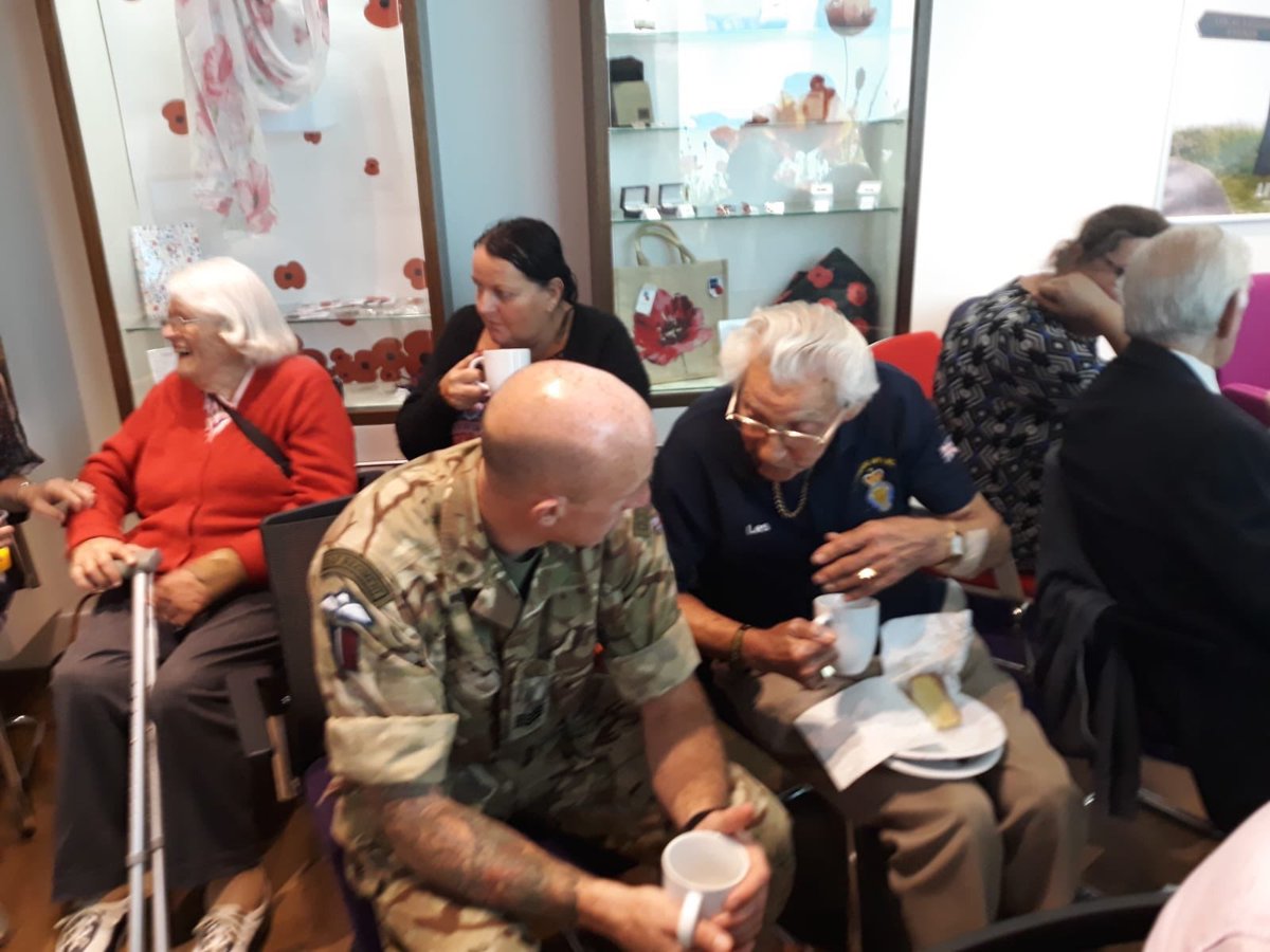 One ☝️ of the days I spent time with D-Day Veteran’s at the <a href="/PoppyLegion/">Royal British Legion</a> <a href="/WestMidsPoppy/">Royal British Legion West Mids</a> Pop in in #Birmingham 
⠀⠀⠀⠀⠀⠀⠀⠀⠀⠀⠀⠀
Love spending times and hearing story’s from these legends! 
#RBL #royalbritishlegion #ambassador #military #militarylife #militaryhistory