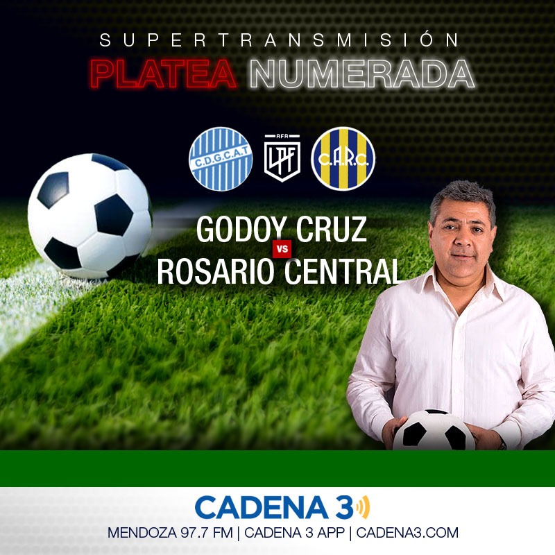 Cadena3Com's tweet photo. Godoy Cruz-Rosario Central, un duelo de necesitados https://t.co/DYzwCvXfMO
¡El “Tomba” tiene su propia transmisión con #PlateaNumerada y @OrtizRAriel por 97.7 FM #Mendoza! https://t.co/SSlNl7zCvE