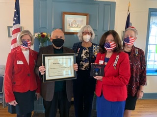 WashXingDAR's tweet photo. The Washington Crossing Chapter DAR recognized a community group for outstanding work.  On November 16, the Langhorne Community Memorial Association received the DAR Excellence in Historic Preservation Award for its efforts to preserve the Richardson House in Langhorne, PA. https://t.co/JCMiUJ9NTS