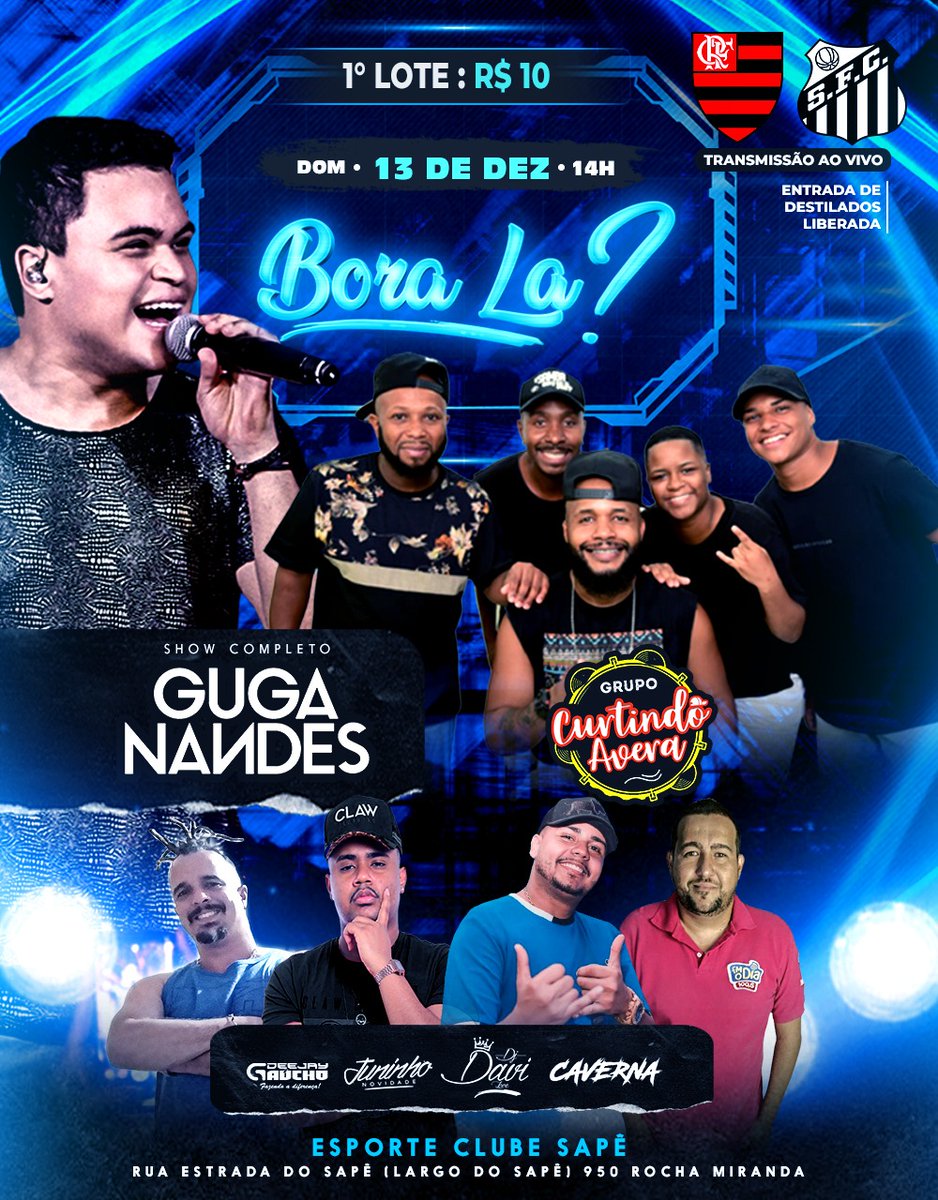 borala02102495's tweet photo. ALÔOO #SAPÊ❗❗❗
DIA 13 DE DEZEMBRO NO SAPÊ ESPORTE CLUBE 🔥
➡️ SHOW COMPLETO DO GUGA NANDES 🎤
➡️ ABERTURA GRUPO CURTINDO AVERA + JUNINHO NOVIDADE 🎤🎧
➡️ NOS INTERVALOS FAZENDO AQUELE SOM MANEIRO TEM DJ DAVI LOVE🎧
➡️ VENHA COMEMORAR SEU B-DAY CONOSCO 🎈🎊🍻
#EXPLODIUUUU 💣 https://t.co/cATUquh7rK