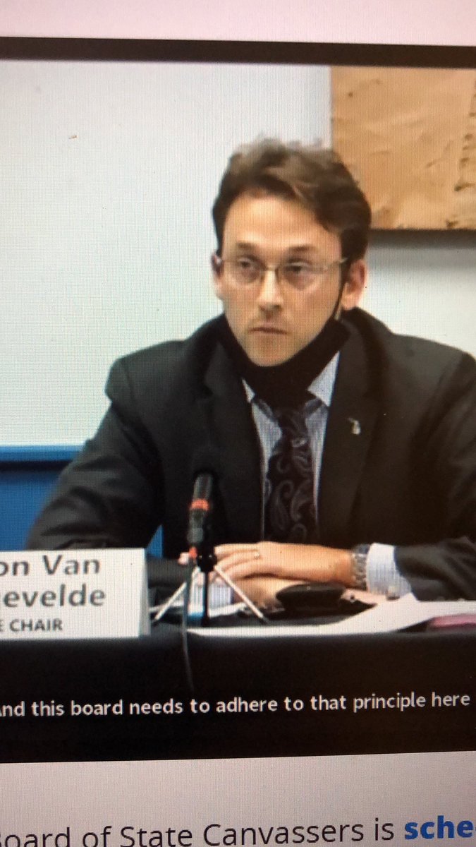 CourtneyWTSP's tweet photo. “I think any allegation of voter fraud should be take seriously and investigated.” - Aaron Van Langevelde - #MichiganBoardofCanvassers member. Says audits and investigations can come after certification of returns given to them by counties. #VoteSquad #Michigancertification https://t.co/LmBkqJRX44