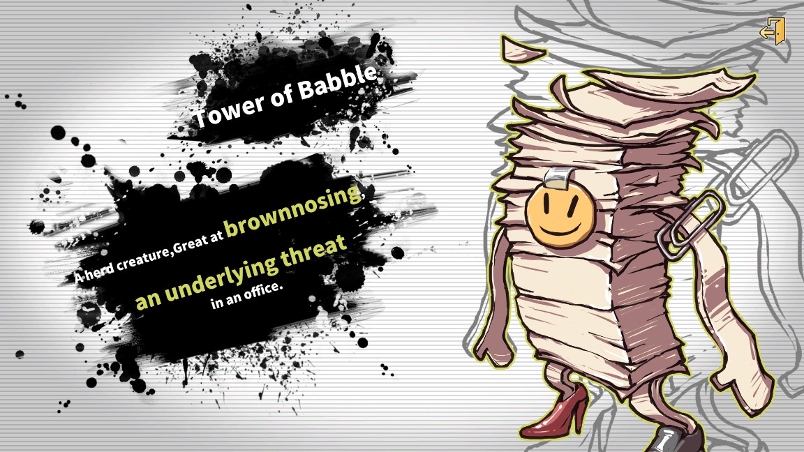 The psychological issues of the office environment come to haunt you throughout your career. The tower of babble is one of them, an annoying and underlying threat in any workplace. #MindDemonMonday

Play Shanghai Office Simulator now: steam.pm/app/1163140  #IndieDev #IndieGame