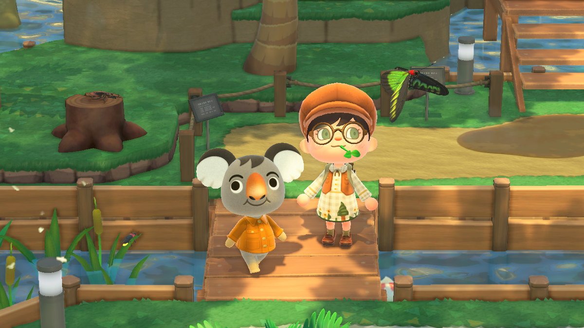 simsscapes's tweet image. me and my guy ozzie :) #AnimalCrossing #ACNH #NintendoSwitch