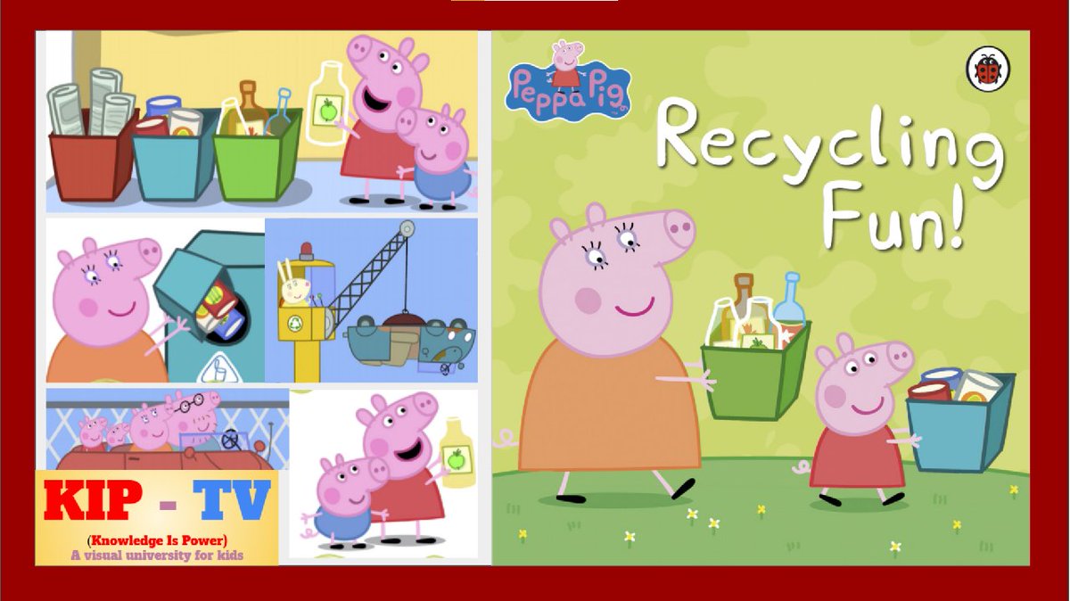 KIPTV_YT's tweet photo. 📚📖 Peppa Pig 🐽 Recycling Fun ♲♻️♲ | Kids Books Read Aloud | KIP TV #kids... https://t.co/V9gERrcXfc via @YouTube #peppa, #peppapig, #recyclingfun, #kidsbooks, #readaloud, #books https://t.co/02UCPxaj8S