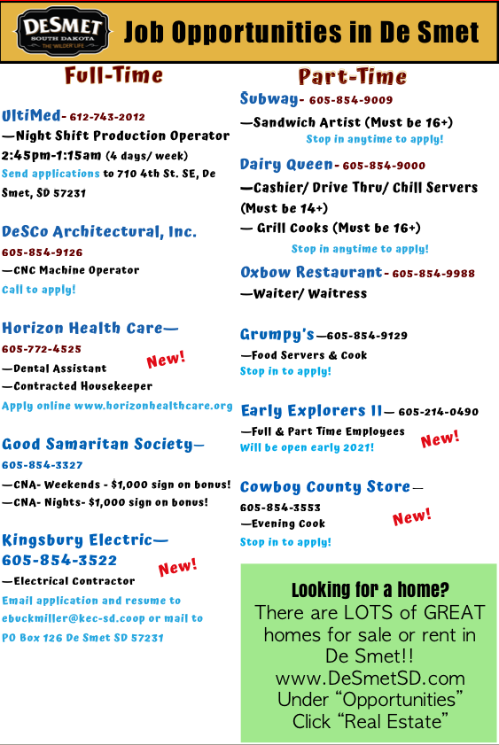 DeSmetDev's tweet photo. New jobs added and some fun events coming up!! 🥳 https://t.co/FzE5gJgzKZ